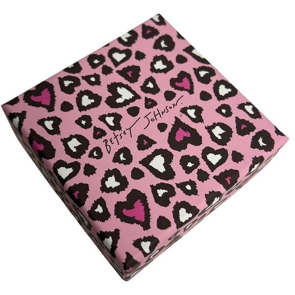 Betsey Johnson Gold-Tone Bow Dangle Earrings with Clear Stones - Picture 2 of 8